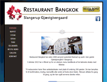 Tablet Screenshot of bangkokrestaurant.dk